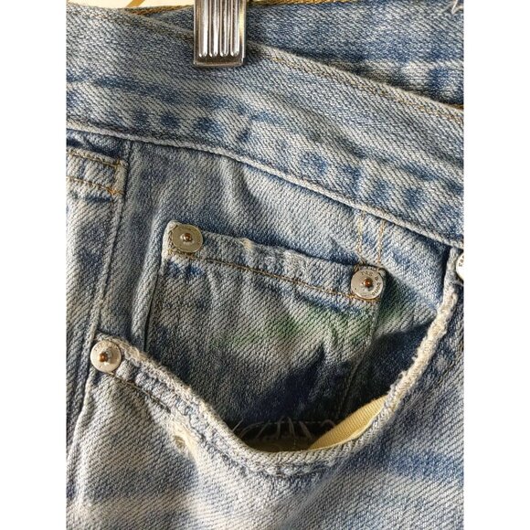 RAG & BONE Women's Boyfriend Jean In Moss Wholes Wash Distressed Size 25 READ - Picture 8 of 12